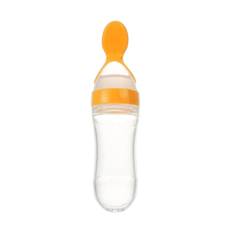 Baby Food Supplement Feeder with Soft Spoon for Easy Feeding