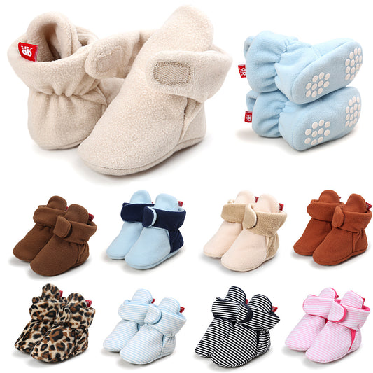 autumn and winter off shoes shoes shoes baby toddler shoes boots cotton soft non slip bottom tube 4096