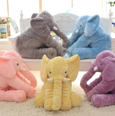 Soft Elephant Baby Comfort Sleep Pillow for Newborns