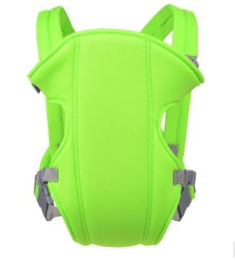Bright green baby carrier with comfortable infant carrier straps for secure and easy carrying