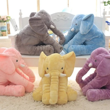 Soft Elephant Baby Comfort Sleep Pillow for Newborns