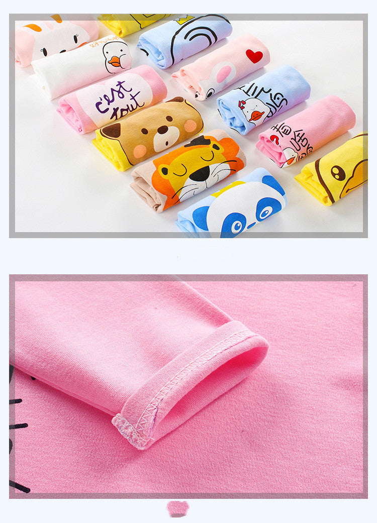 Pink toddler sweater top sleeve close-up with soft fabric and colorful animal print sweaters rolled up